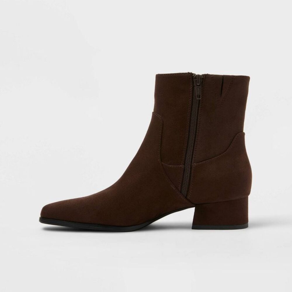 Women’s Coral Boots with Memory Foam Insole – Universal Thread Brown 6 - Picture 2 of 3